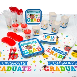 *40% OFF: Elementary Graduation 155pc Complete Party Kit for 24